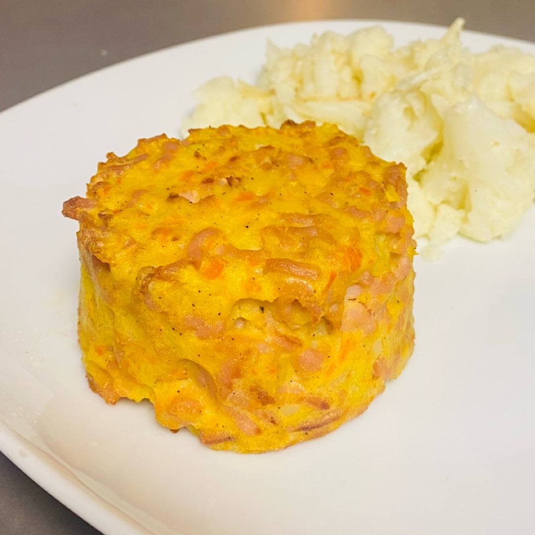 Pastel de pavo, zanahoria y patata Pastel de pavo, zanahoria y patata