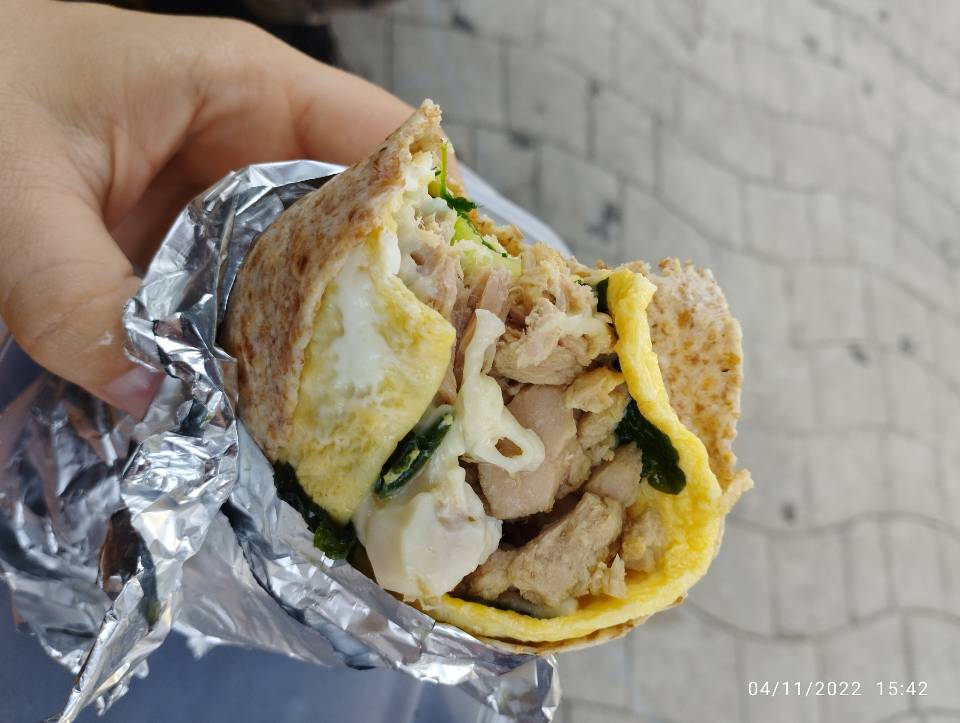 Fajita de verduras y atún Fajita de verduras y atún