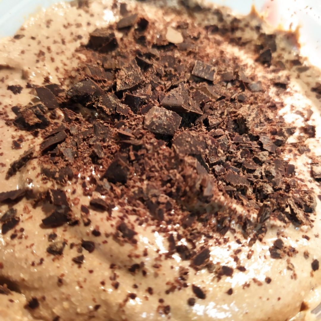 Crema de cacao con tofu y avellanas Crema de cacao con tofu y avellanas