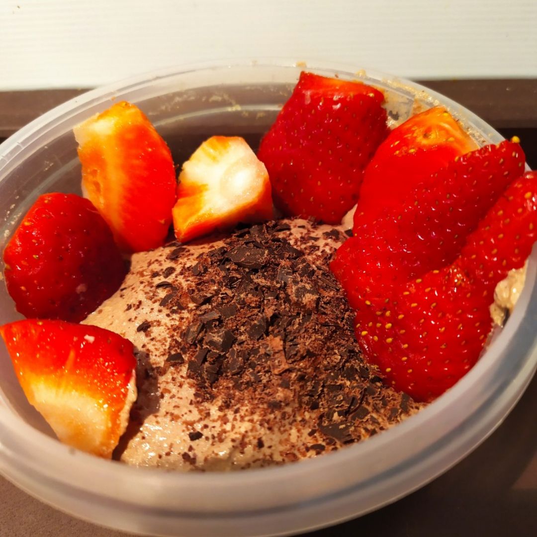Crema de cacao con tofu y avellanas Paso 2 Crema de cacao con tofu y avellanas Paso 2