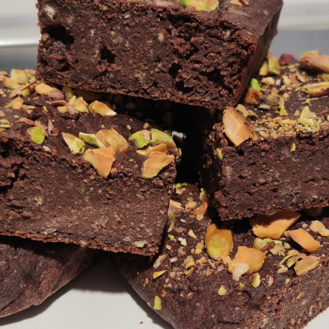 🍫Brownie de lentejas y pistacho🍫 🍫Brownie de lentejas y pistacho🍫