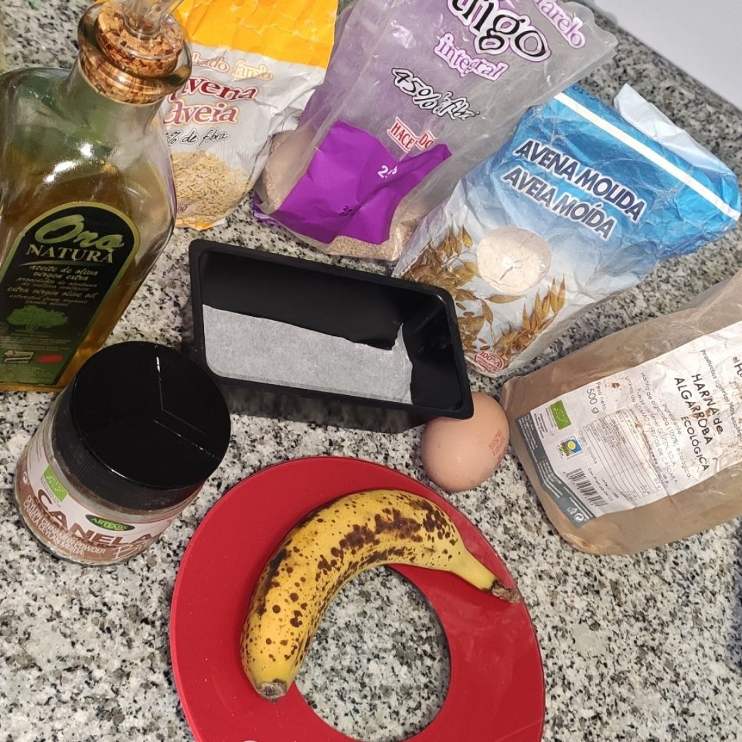 Banana bread fit Paso 0 Banana bread fit Paso 0