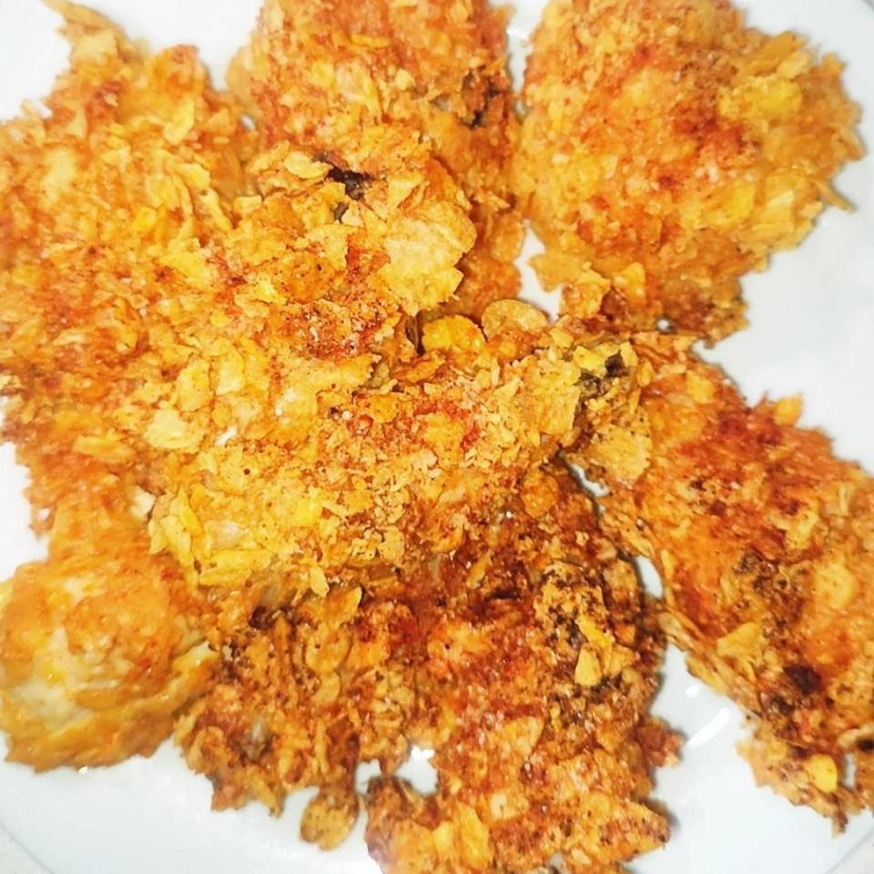 Pollo crunchy saludable Pollo crunchy saludable