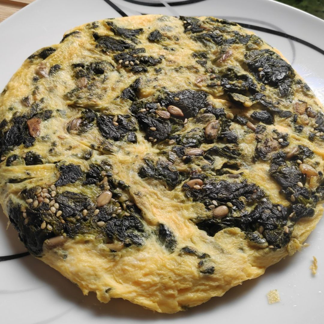 Tortilla de espinacas Tortilla de espinacas