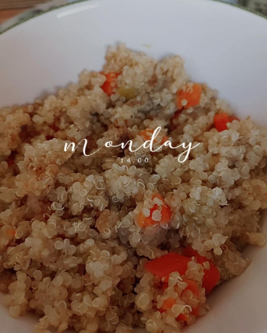 Quinoa con verduritas Quinoa con verduritas