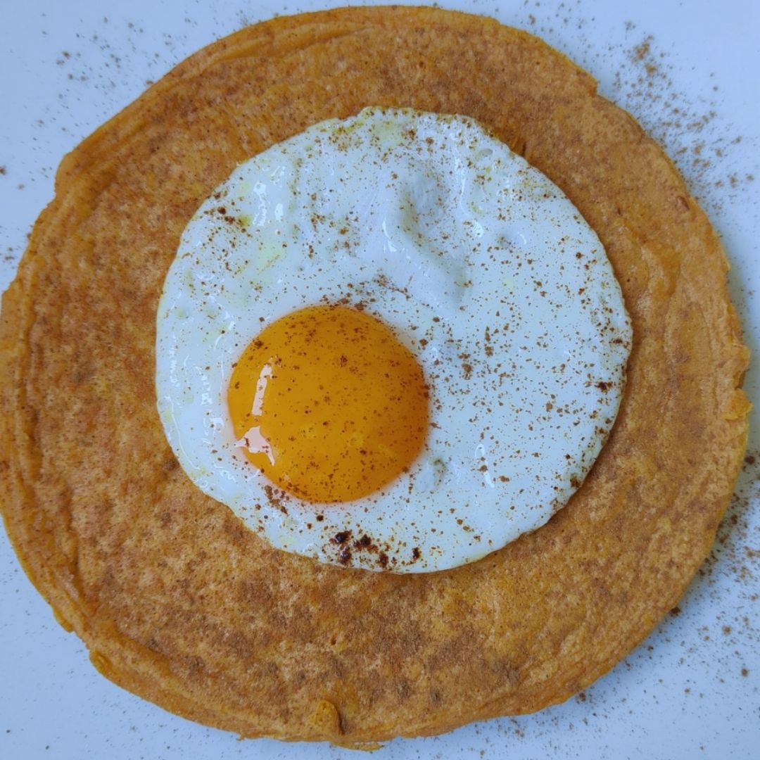 Crêpes especiados de boniato Crêpes especiados de boniato