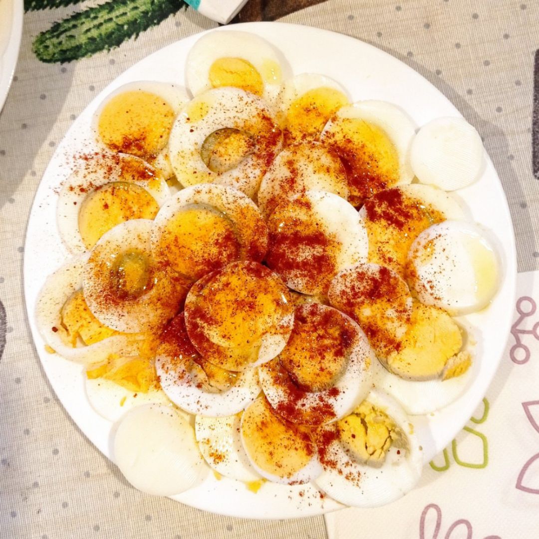 Huevos con pimenton Huevos con pimenton