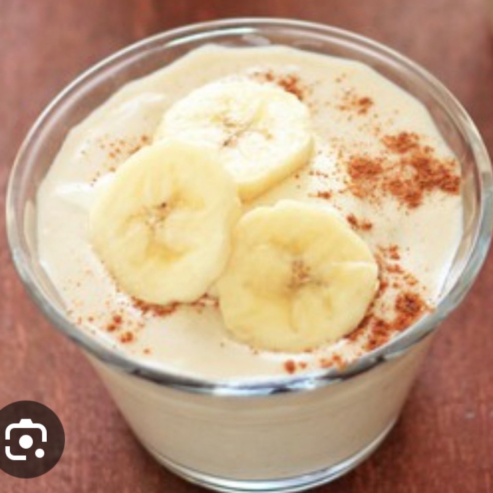 Yogur griego con plátano