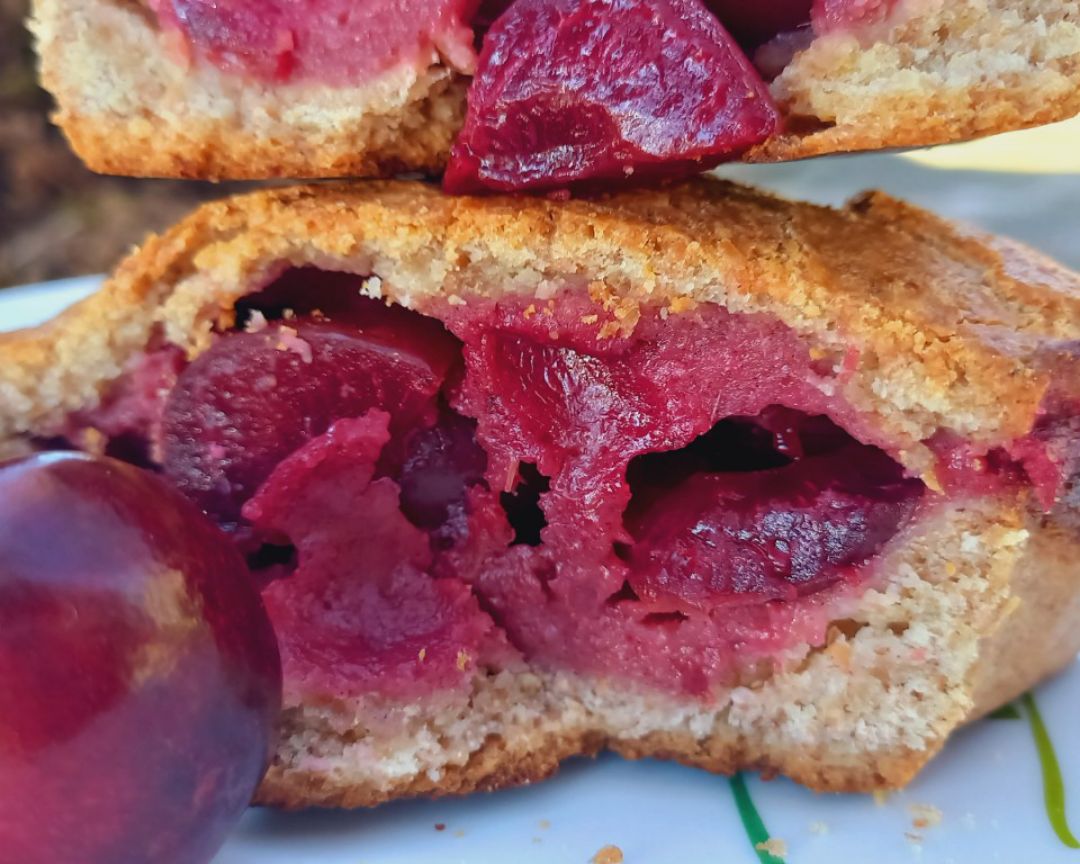 Mini tarta de cerezas 🍒 Paso 4 Mini tarta de cerezas 🍒 Paso 4