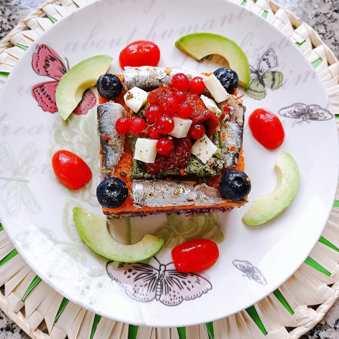 Tartar de colores 🌈 fresquito y nutritivo 😍😍 Paso 7