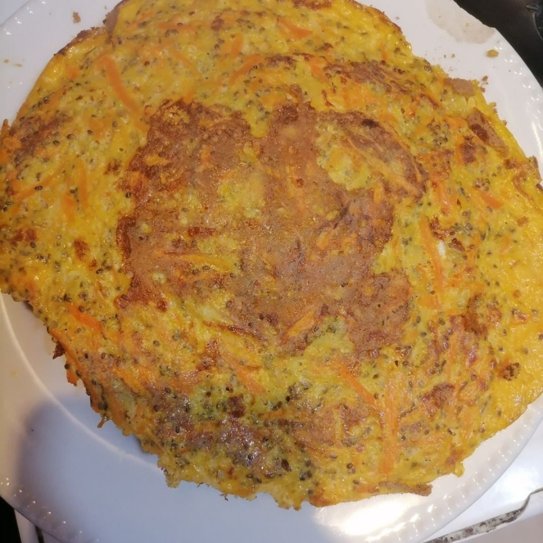 Tortilla de Huevo 🥚 con zanahoria Tortilla de Huevo 🥚 con zanahoria