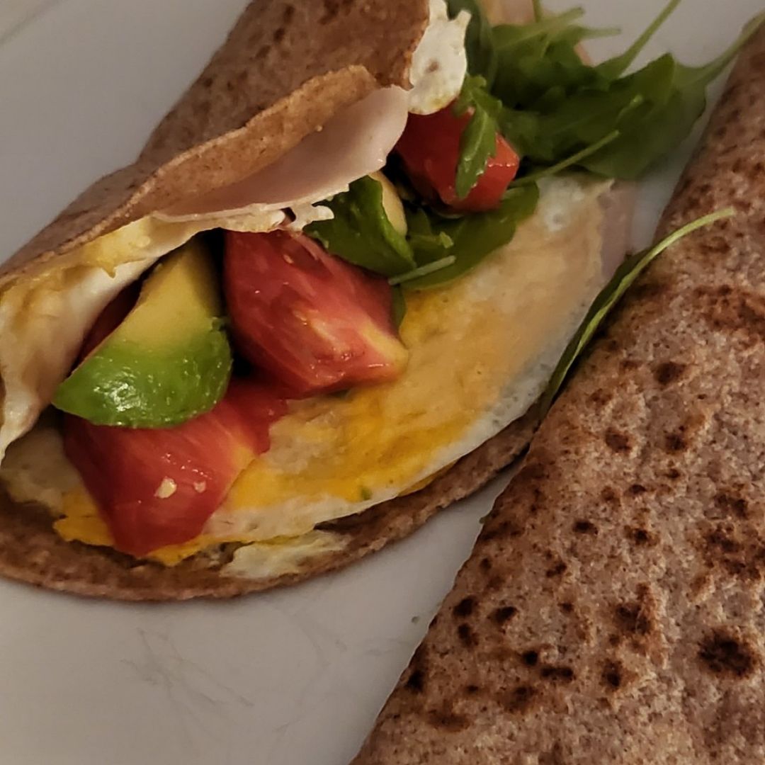 Quesadillas con huevo Quesadillas con huevo