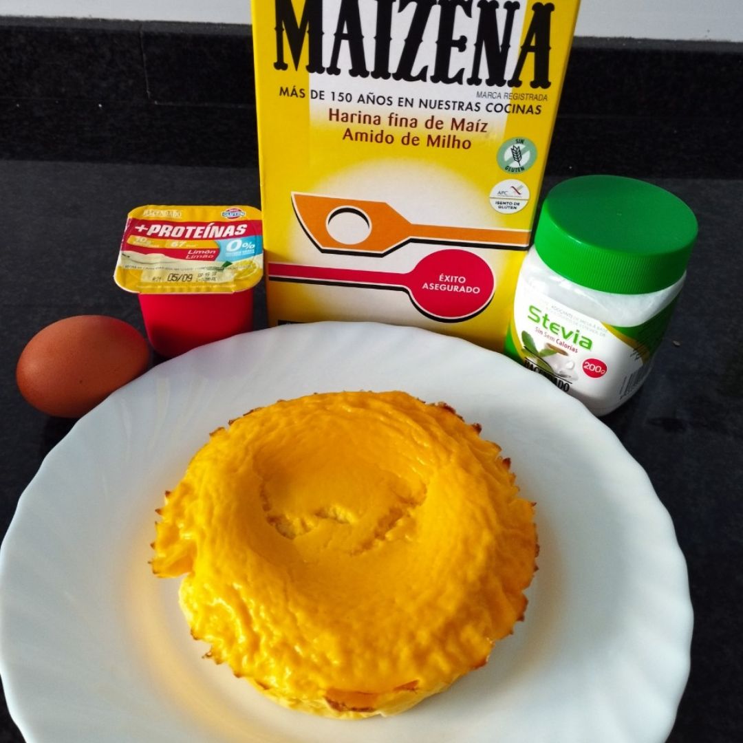 Tarta de limón protéica 