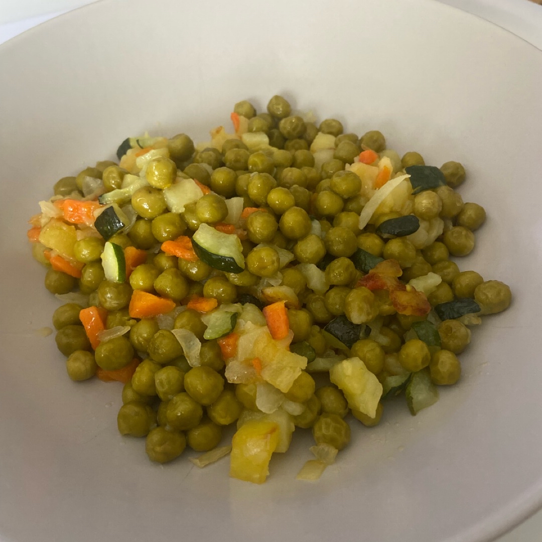 Guisantes con verdura Guisantes con verdura