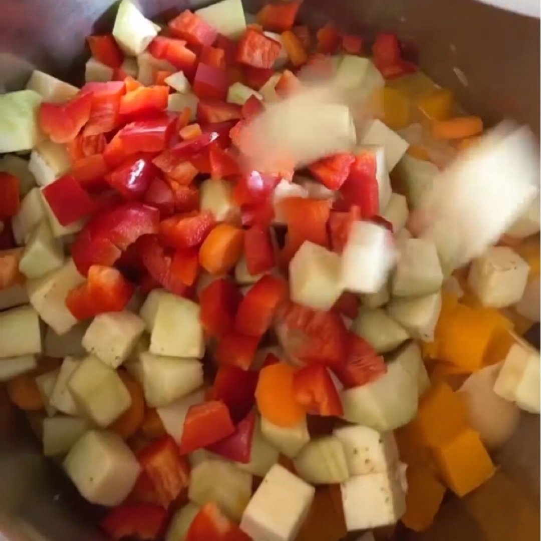 Curri de verduras Paso 2 Curri de verduras Paso 2