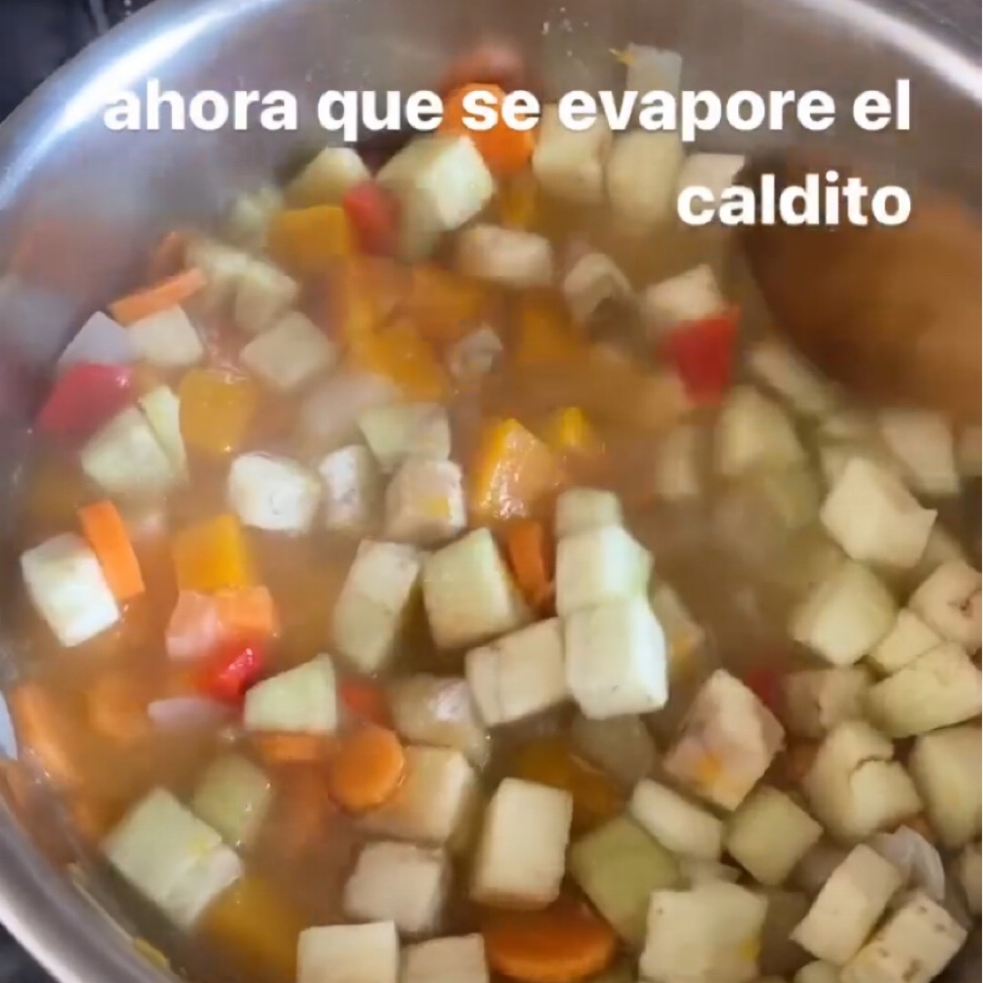 Curri de verduras Paso 3 Curri de verduras Paso 3