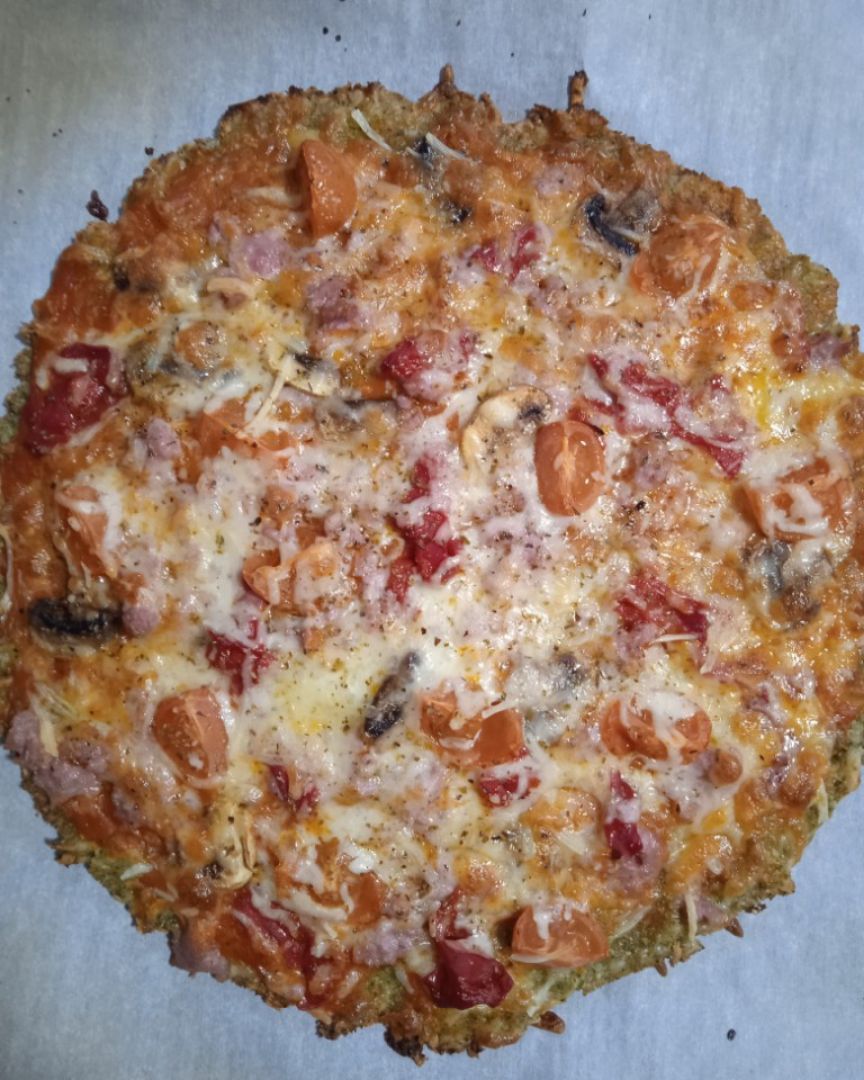 Pizza de brócoli 🍕🥦 Pizza de brócoli 🍕🥦