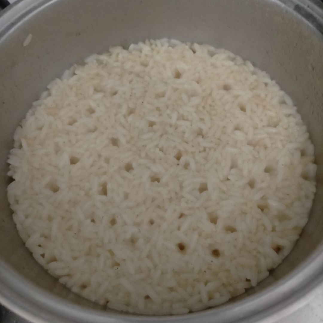 Arroz con lomo y verduras  Paso 0