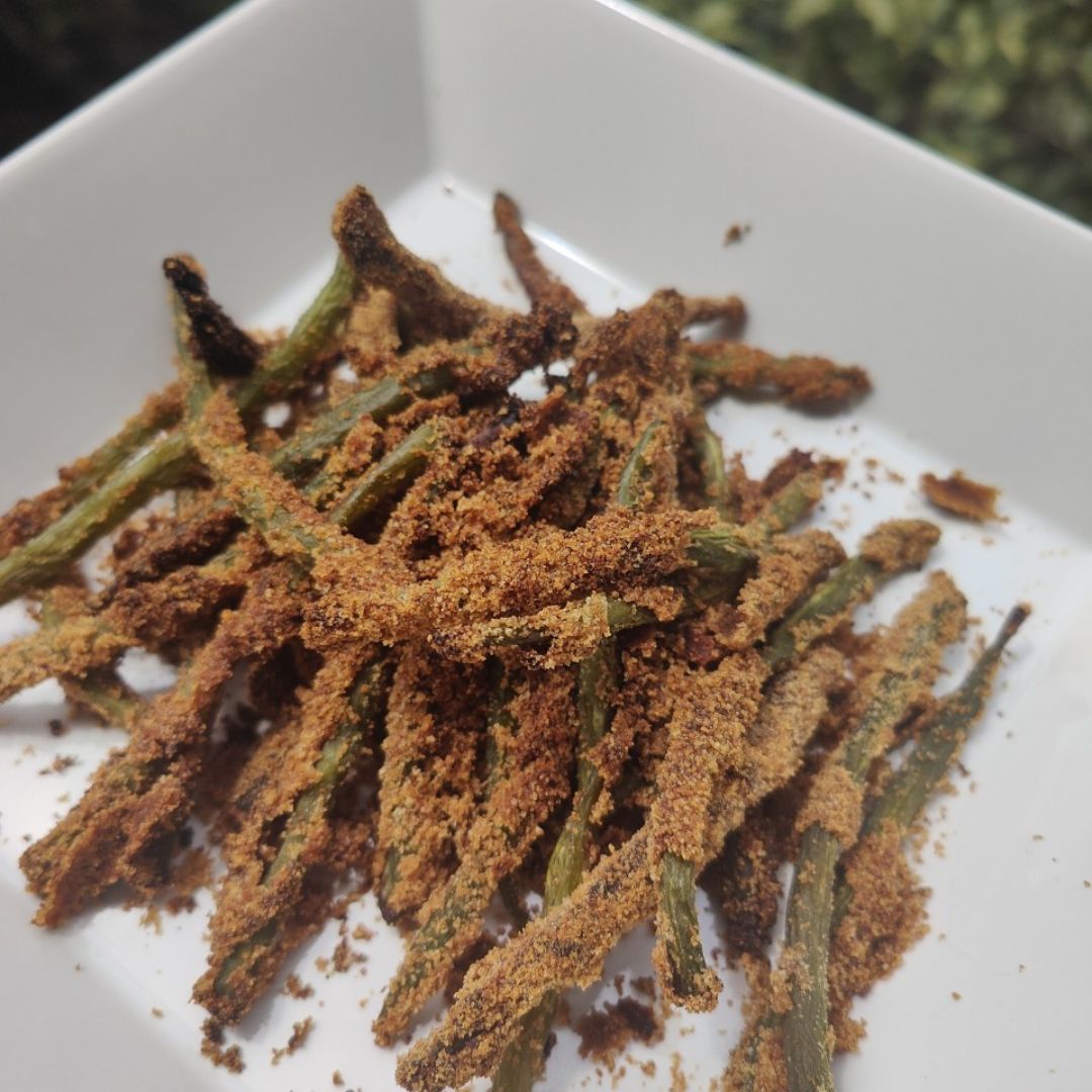 Chips de judías verdes veganas y Sing gluten 💚 Paso 4 Chips de judías verdes veganas y Sing gluten 💚 Paso 4