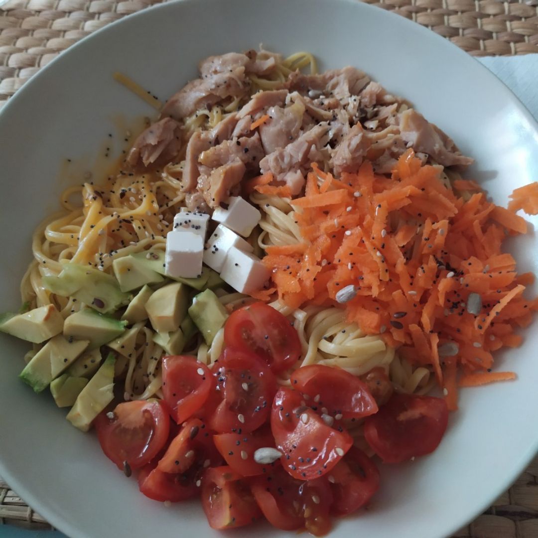Ensalada de noodles de calabaza Ensalada de noodles de calabaza