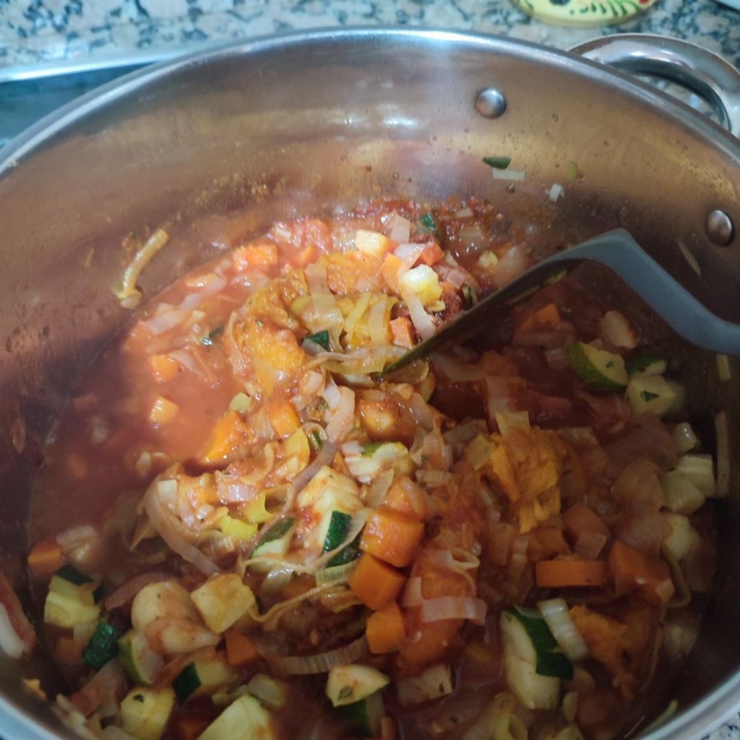 Lentejas con verduras Paso 4 Lentejas con verduras Paso 4