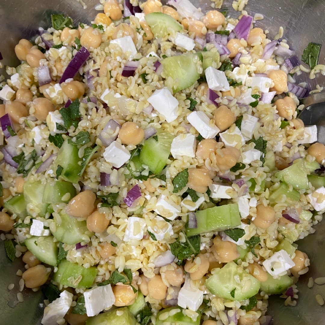 Ensalada de Bulgur a la Jennifer Aniston Ensalada de Bulgur a la Jennifer Aniston