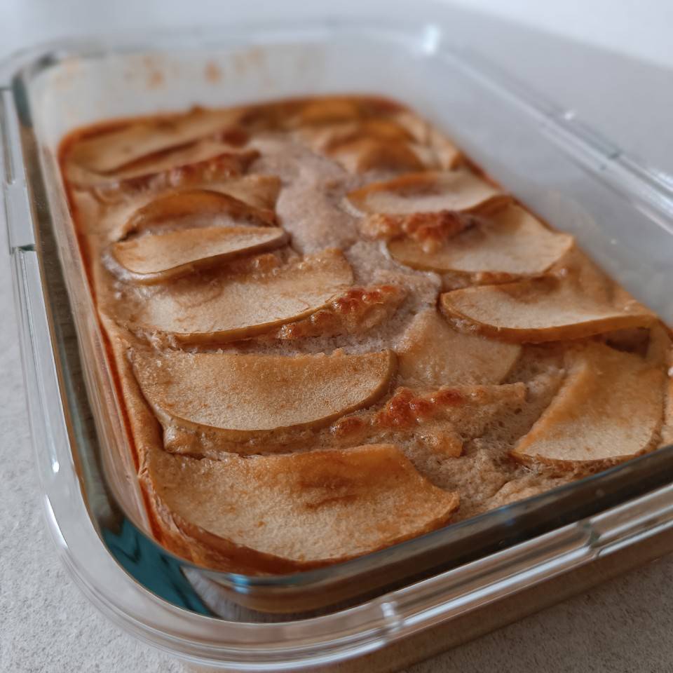 Avena horneada de manzana Avena horneada de manzana