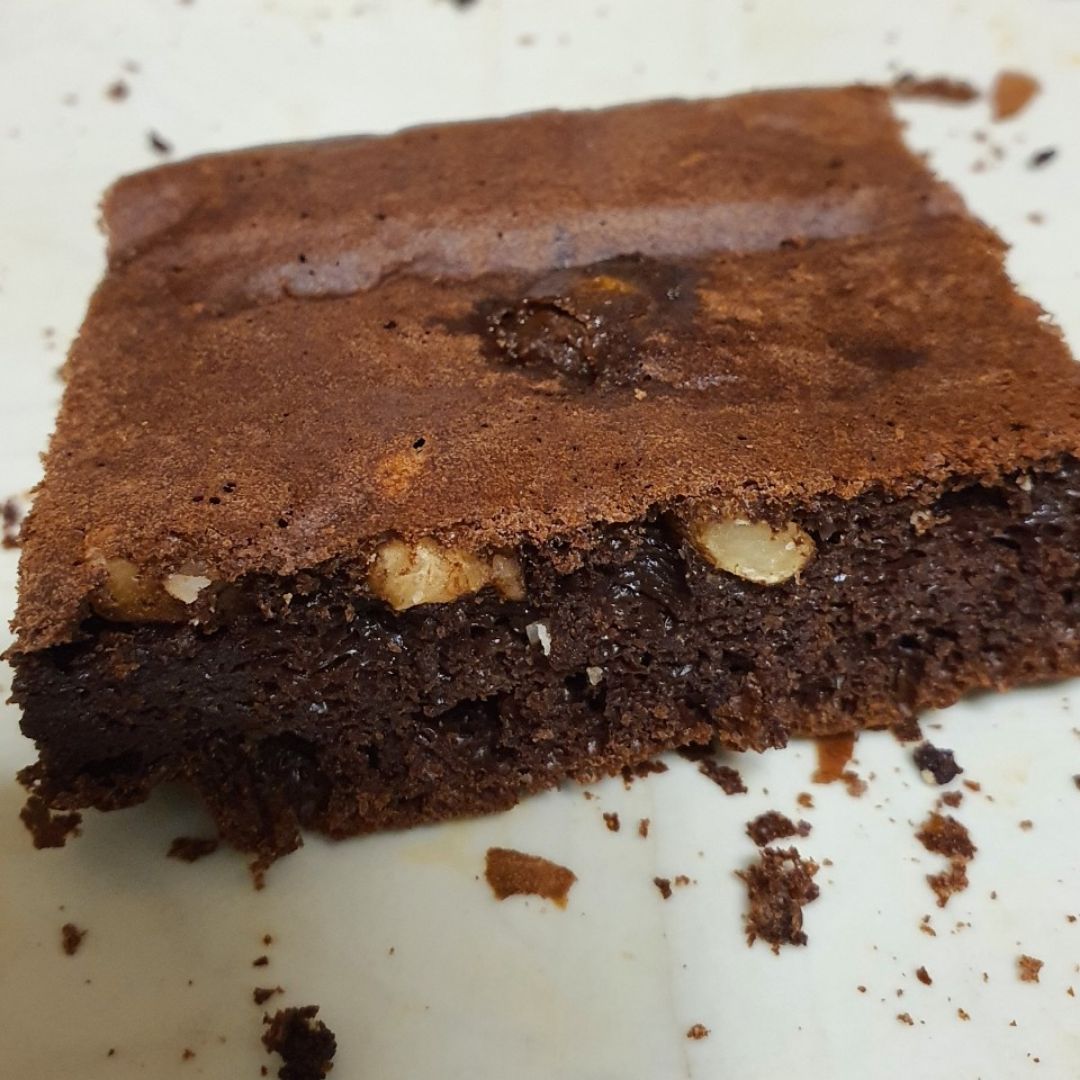 Brownie de chocolate saludable Brownie de chocolate saludable