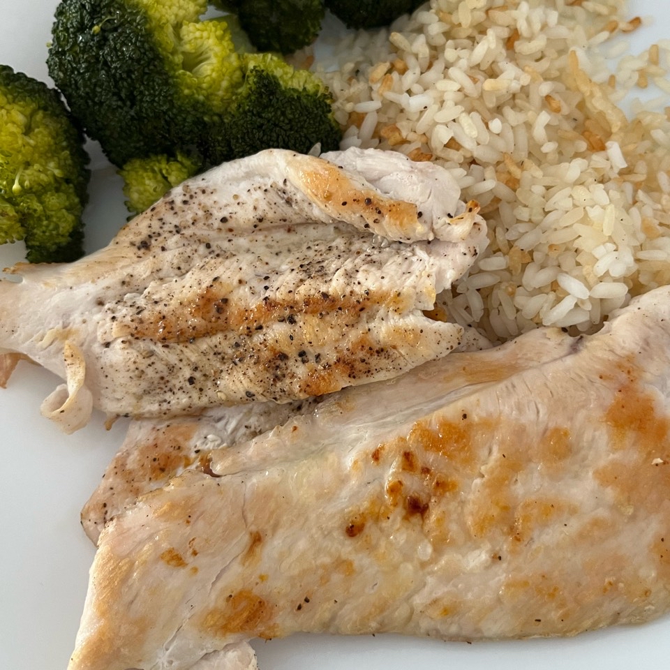 Brocoli con pollo y arroz Brocoli con pollo y arroz