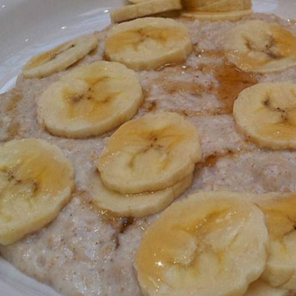 porridge con plátano 