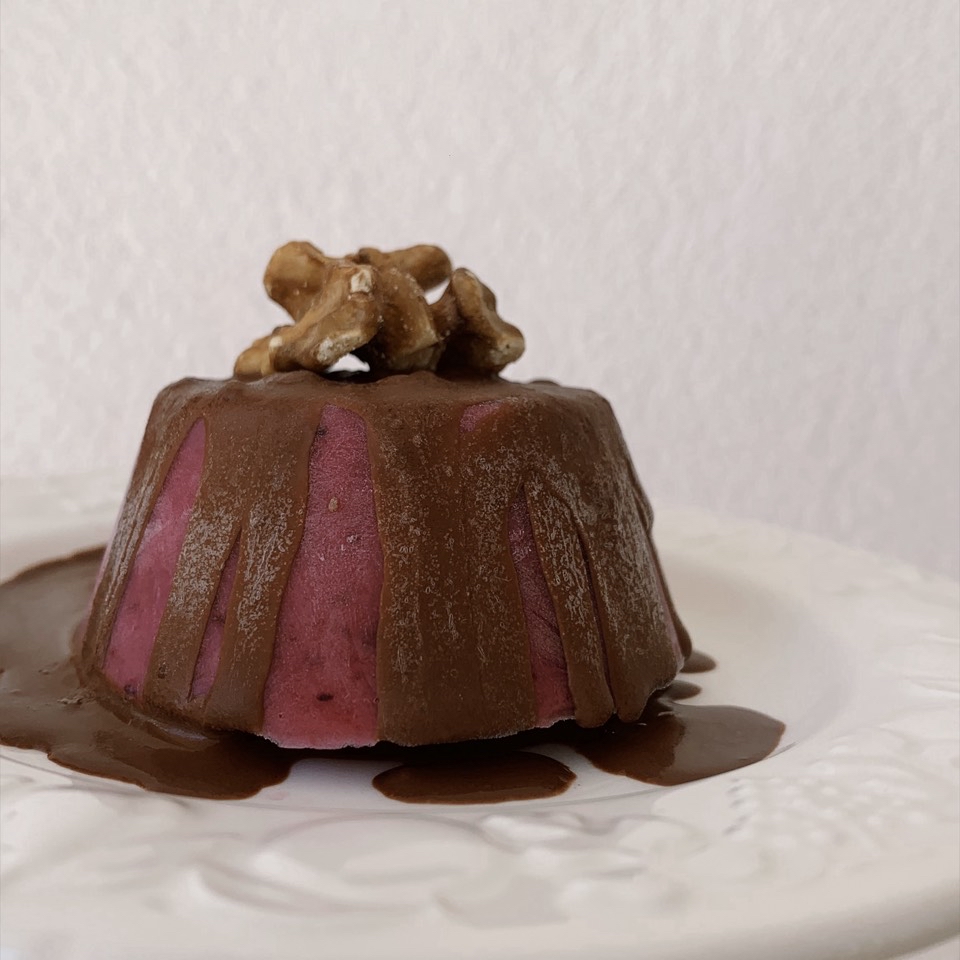 helado vegano de frutos rojos helado vegano de frutos rojos
