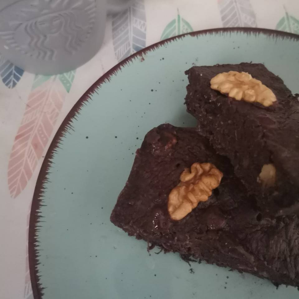 Brownie de calabacín Brownie de calabacín