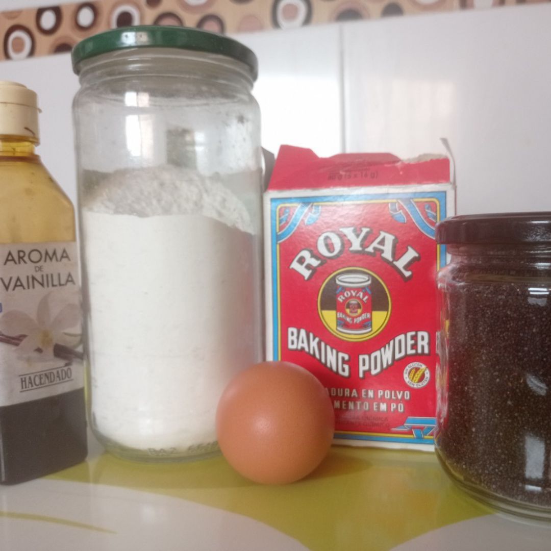 Tortita con harina de arroz