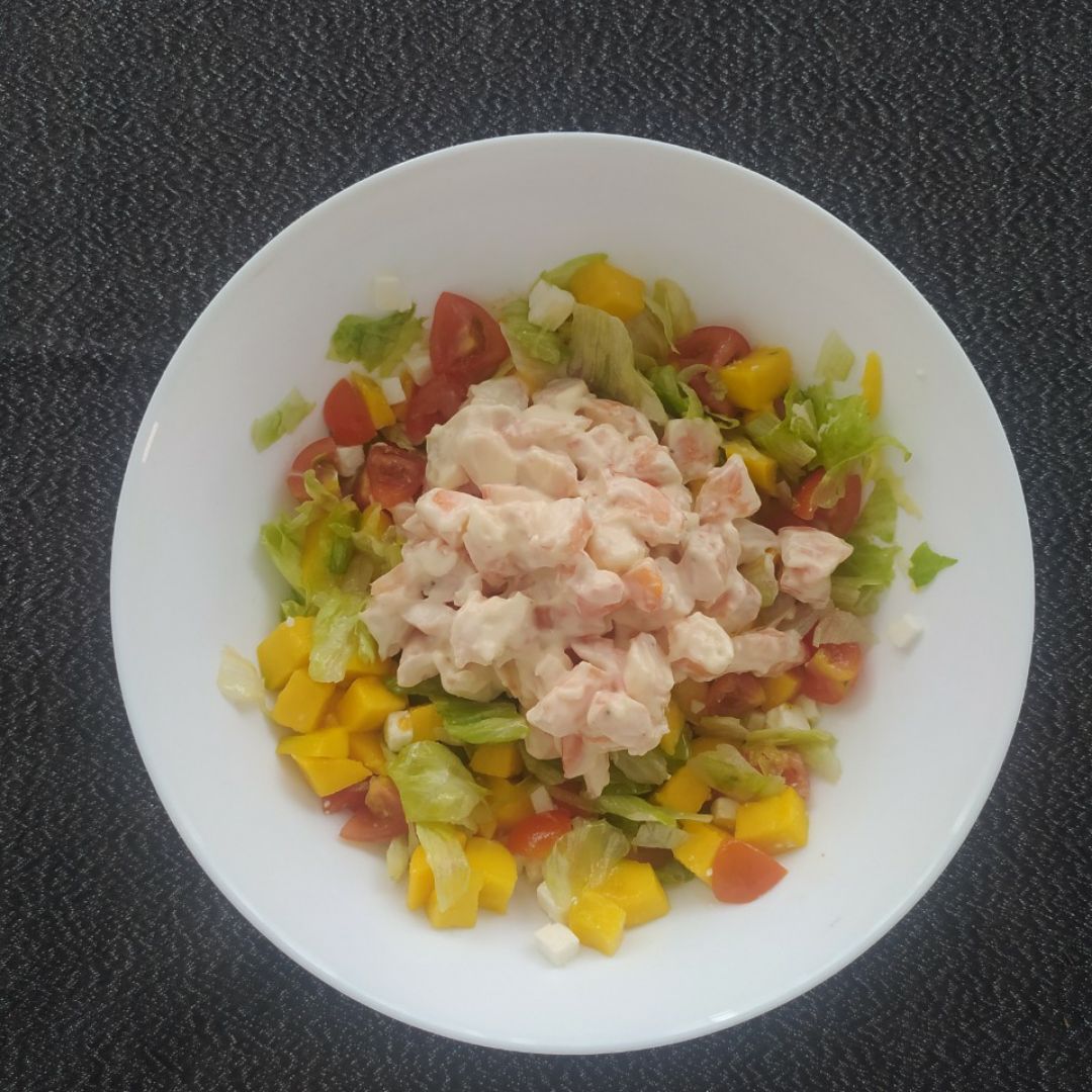 Ensalada de mango y langostinos 馃キ馃崵 Ensalada de mango y langostinos 馃キ馃崵