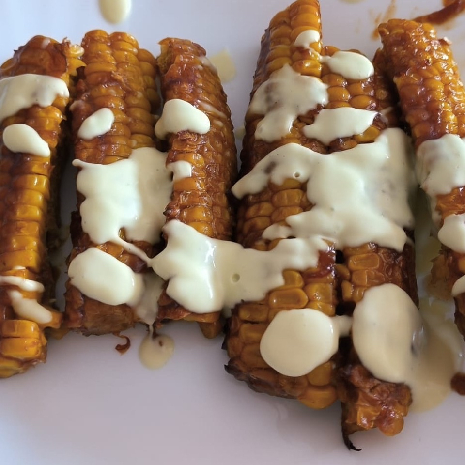 Mazorca de maíz bbq de “costillas” veganas 🌱
Mazorca de maíz bbq de “costillas” veganas 🌱