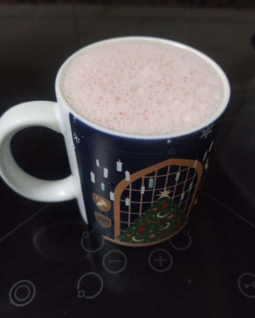 Batido proteico fresa y plátano