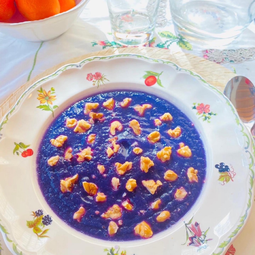 CREMA DE LOMBARDA Y CALABACÍN 😋 CREMA DE LOMBARDA Y CALABACÍN 😋