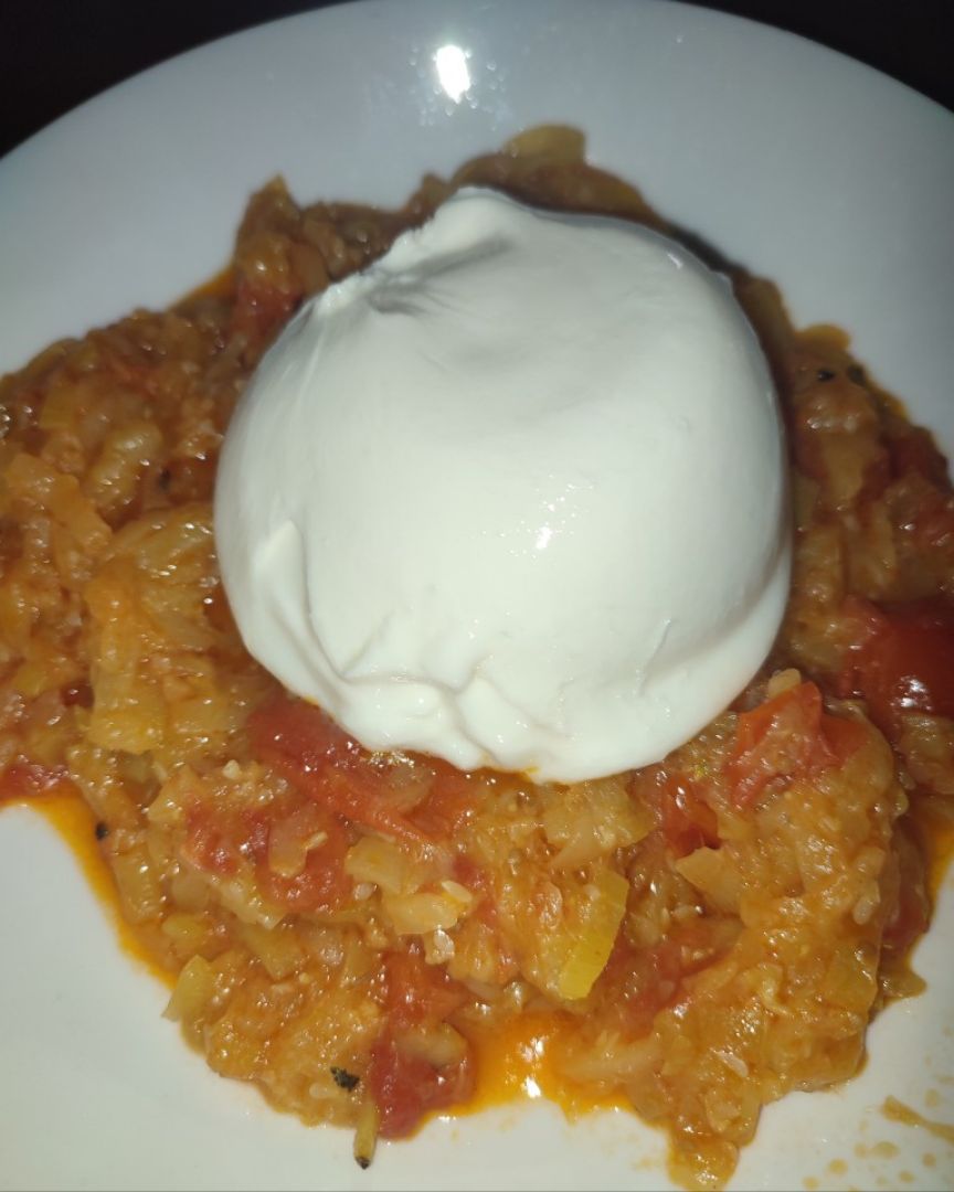 Verduras a la burrata