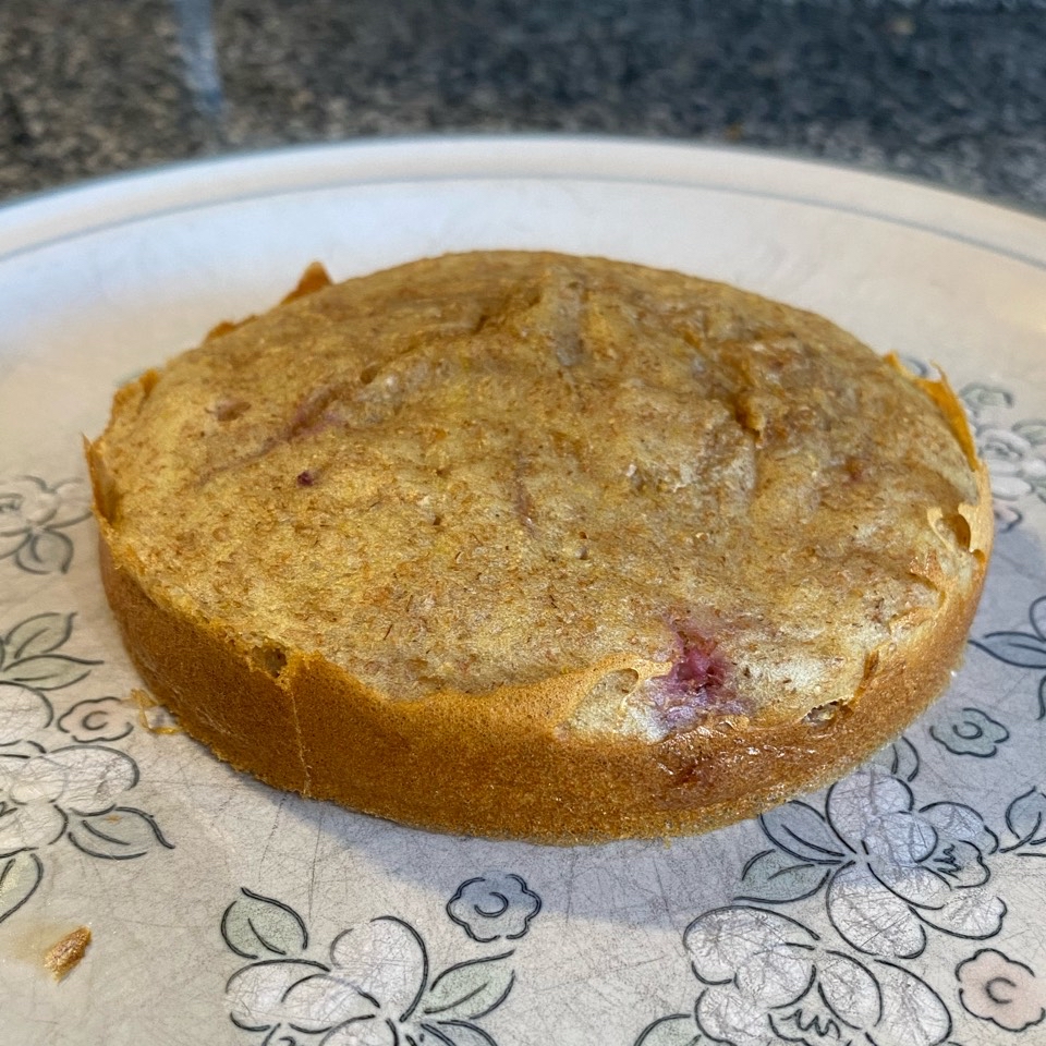 Budín de yogur y frutos rojos