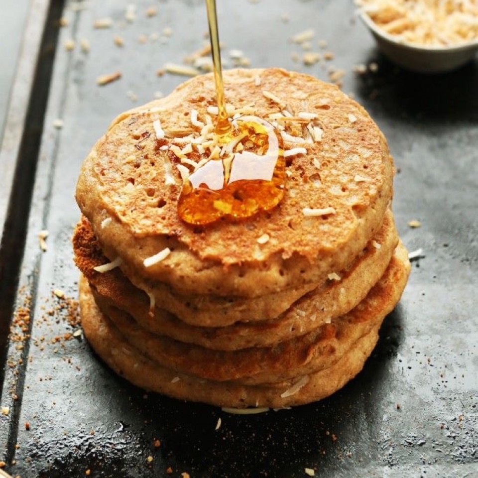 Pancakes de coco Pancakes de coco