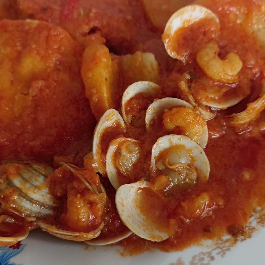 Merluza a la marinera Merluza a la marinera
