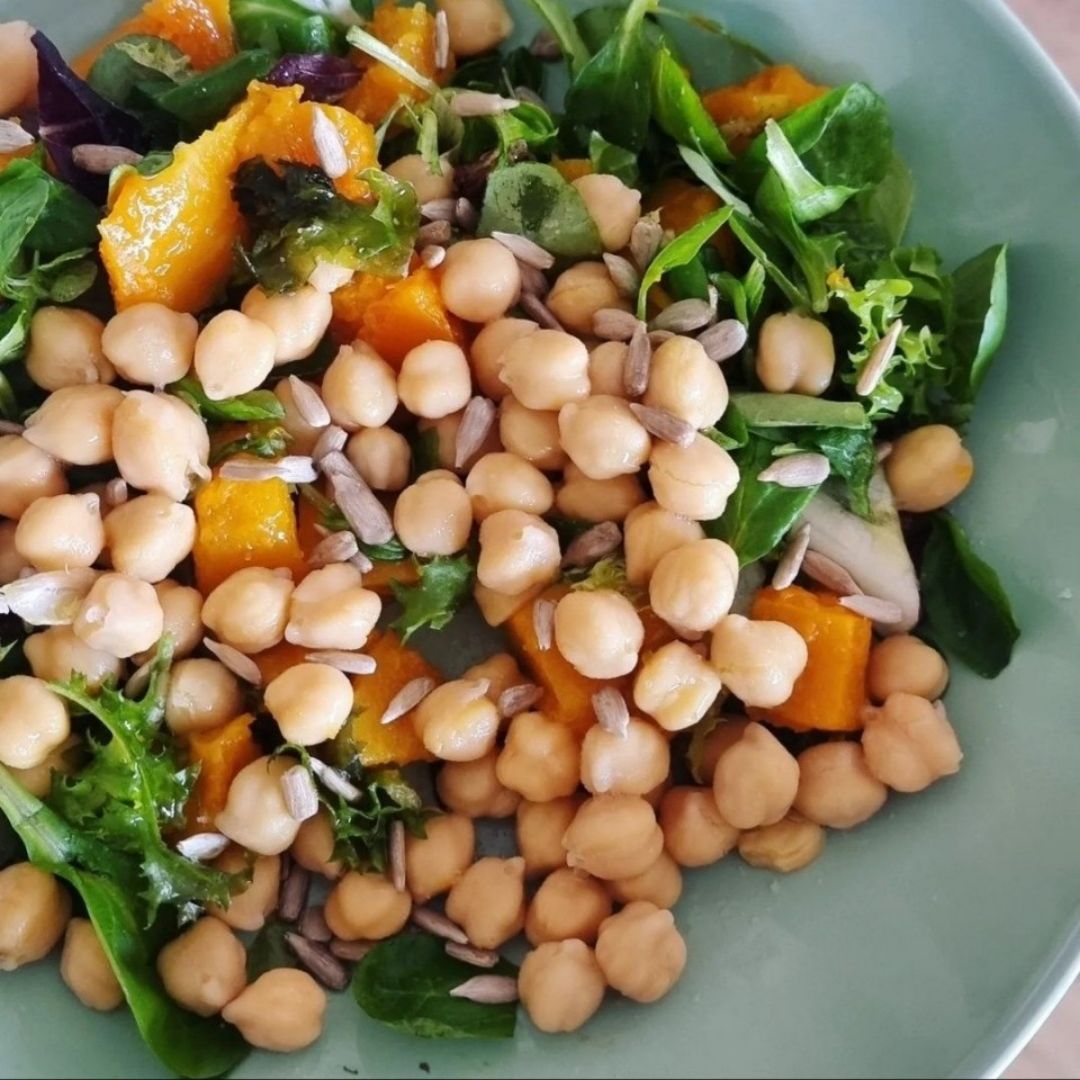 Ensalada de Garbanzos y Calabaza