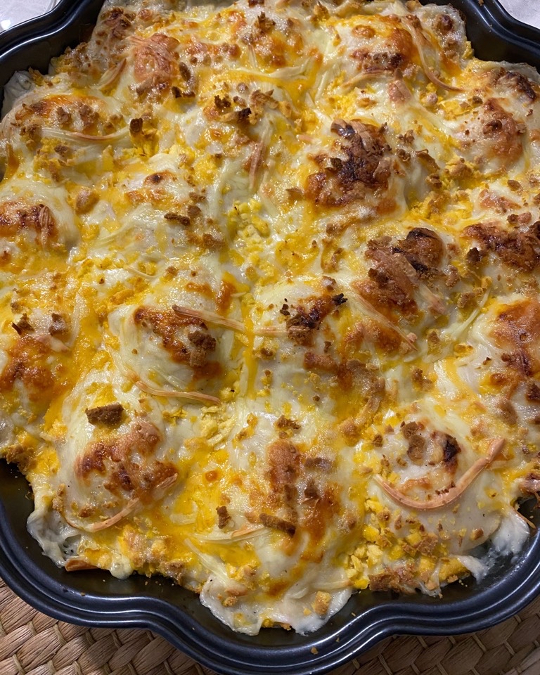 Huevos gratinados Huevos gratinados