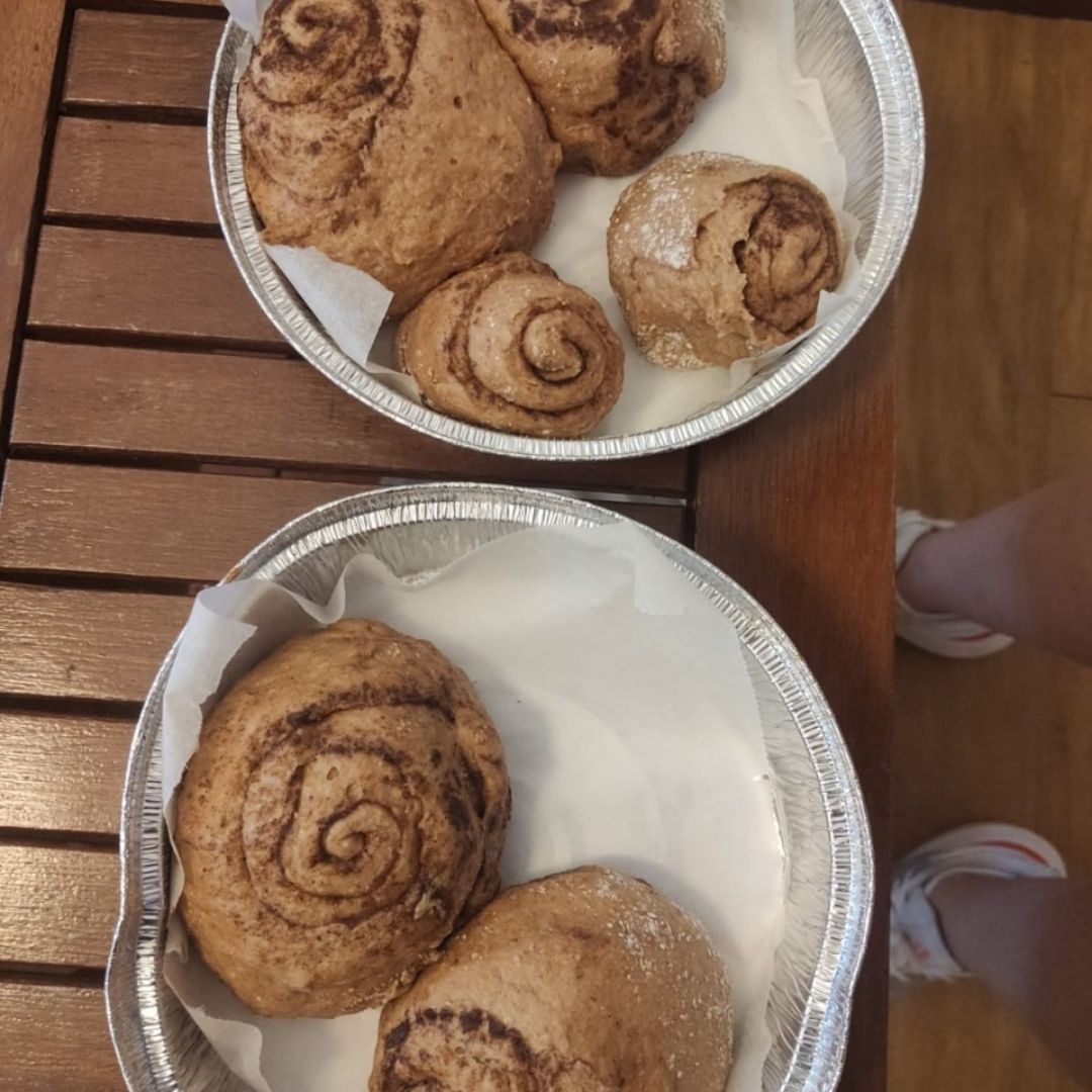 Cinamon roll saludable Paso 2 Cinamon roll saludable Paso 2
