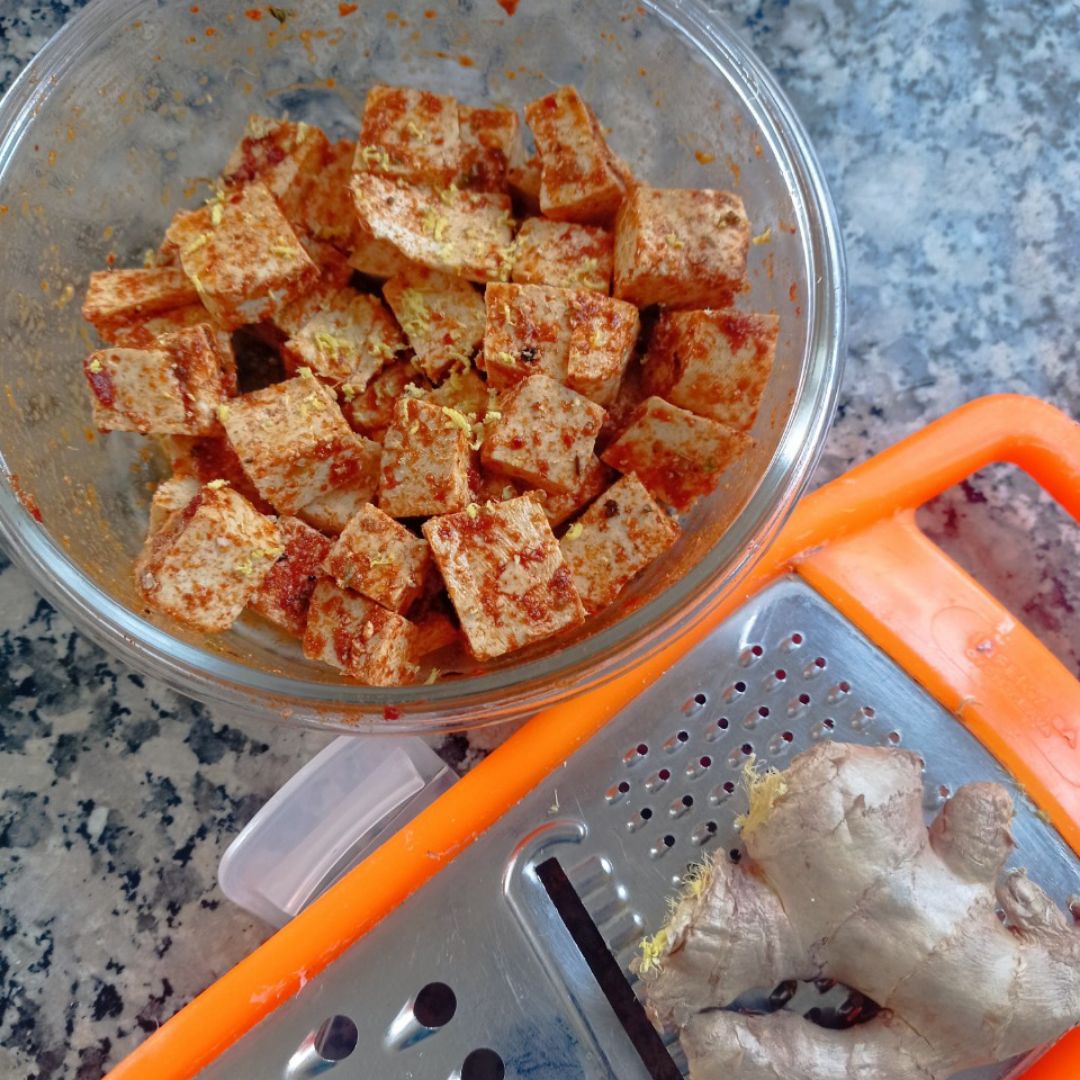 Fajitas 🌮 🇲🇽 con tofu crujiente y picante🌶️🌶️🌶️ en Airfryer Paso 0 Fajitas 🌮 🇲🇽 con tofu crujiente y picante🌶️🌶️🌶️ en Airfryer Paso 0