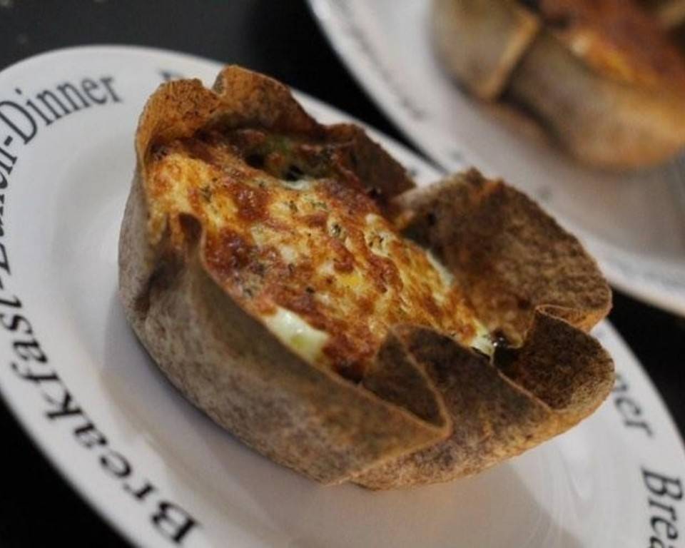 Macetitas de verduras y huevo, gratinadas
