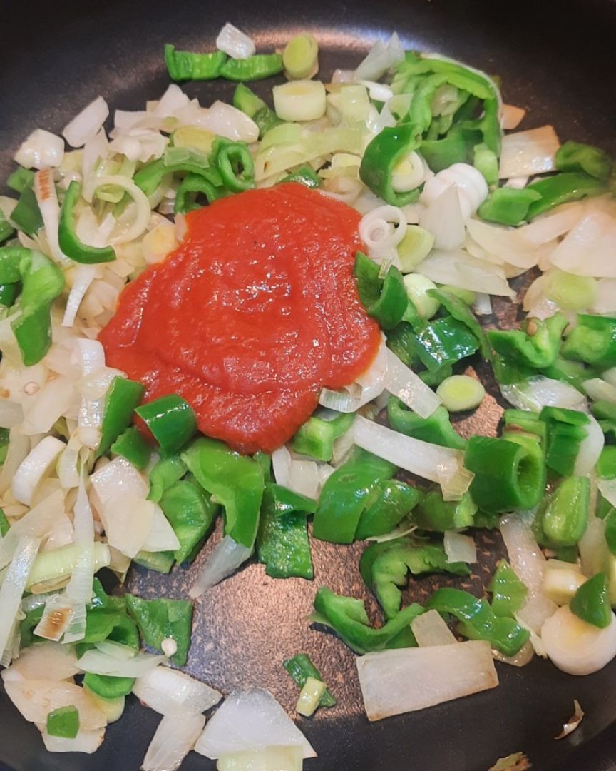 Macetitas de verduras y huevo, gratinadas Paso 1