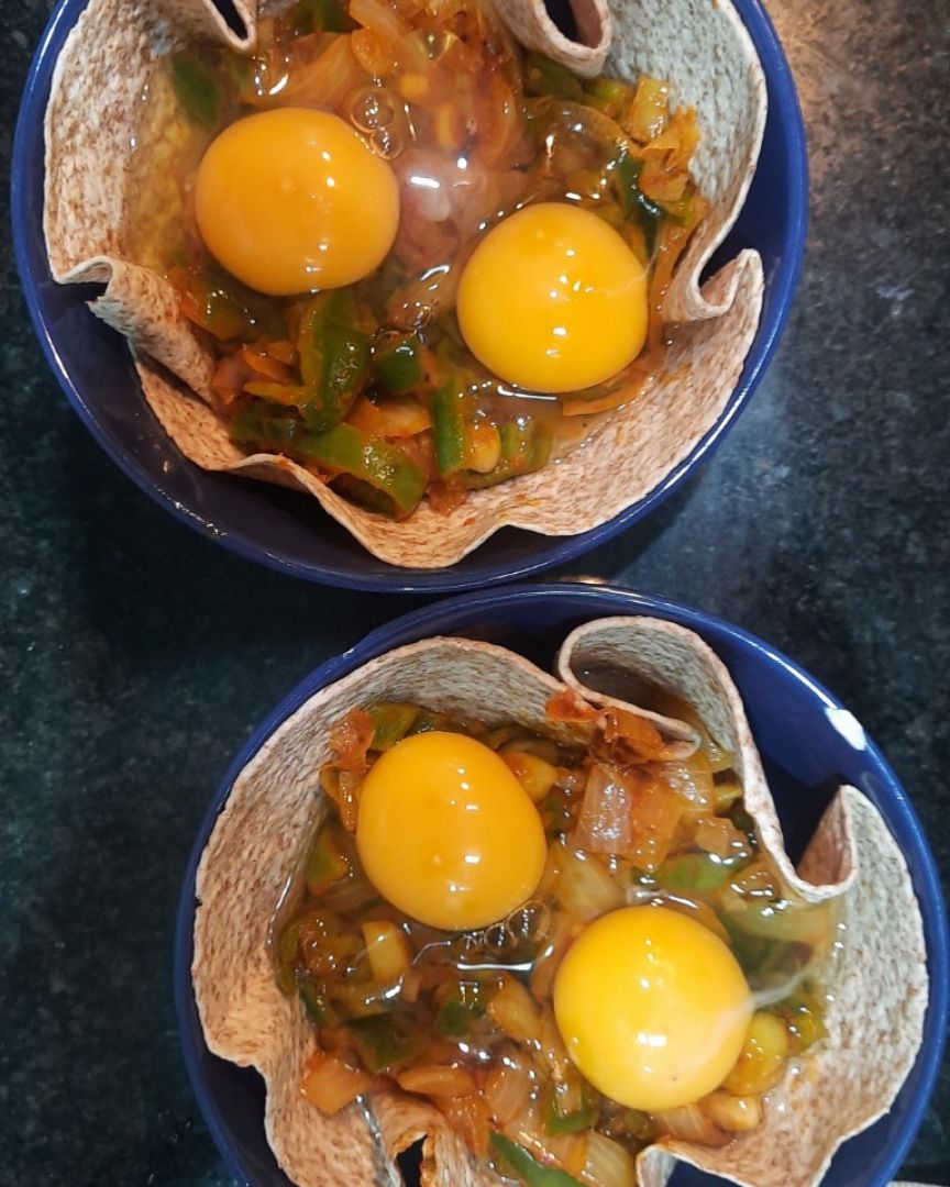 Macetitas de verduras y huevo, gratinadas Paso 4