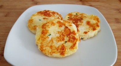 Tortitas de patata y queso