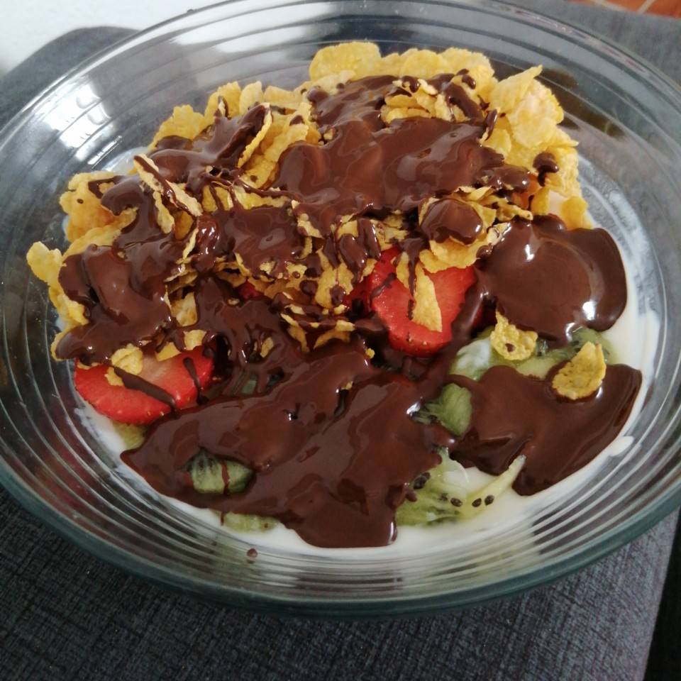 Bowl de yogurt con frutas Bowl de yogurt con frutas
